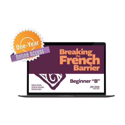 Breaking the French Barrier Beginner 'B' Online Access