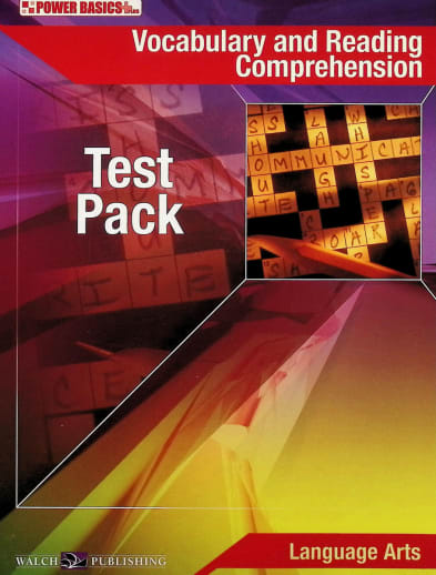 Vocabulary and Reading Comprehension Test Pack and Answer Key