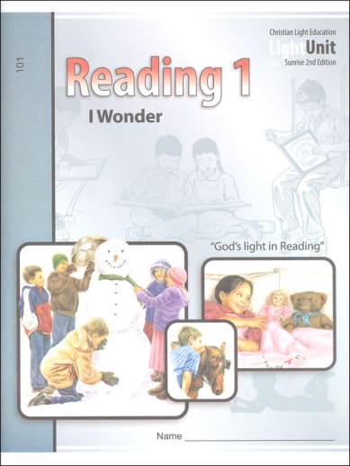 I Wonder Reading 101 LightUnit Sunrise 2nd Ed