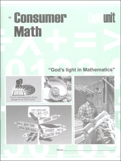 Consumer Math LightUnit 8