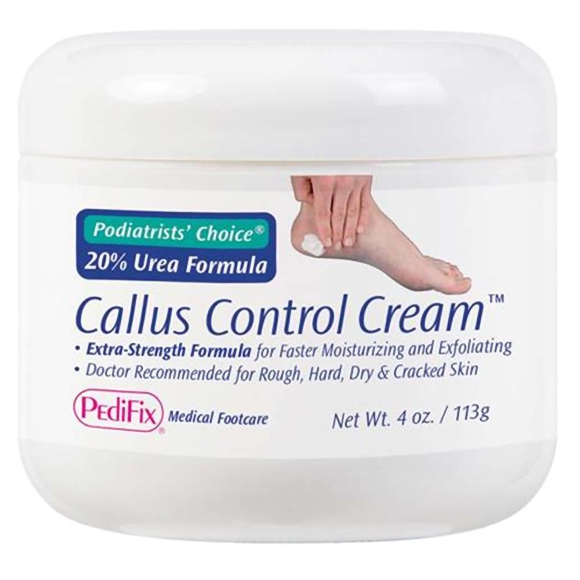 Podiatrists' Choice Callus Control Cream Foot Moisturizer, 4-ounce Jar MK 885064