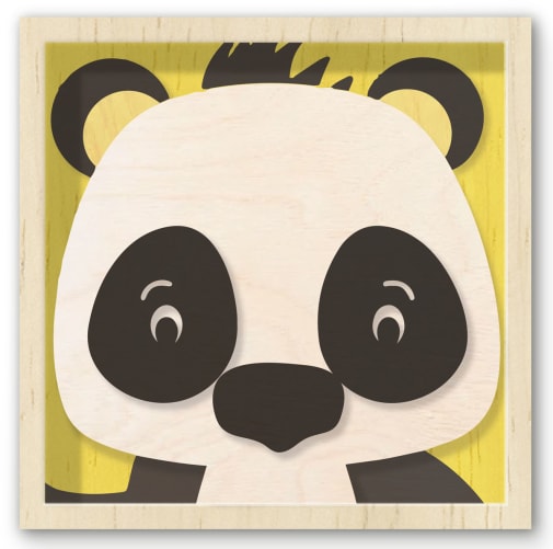 Paint & Stack Puzzlers - Panda