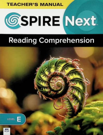 Spire Next Reading Comprehension Teacher's Manual - Level E