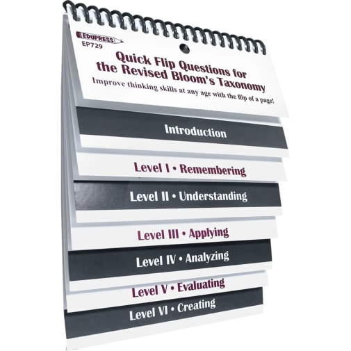 Quick Flip Questions for Rev Bloom's Taxonomy