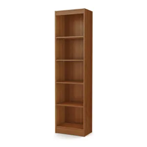 5-Shelf Narrow Bookcase