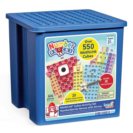 Heros with Zeros - Mathlink Cubes Set Numberblocks