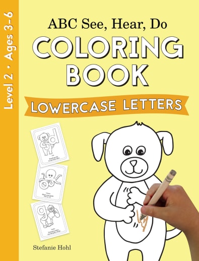 ABC See, Hear, Do: Level 2 - Coloring Book Lowercase Letters