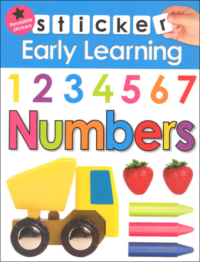 Numbers Sticker Early Learning Activity Book