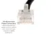 Cat6 Ethernet Patch Cable, Non-Booted, UTP, 3 ft, Black