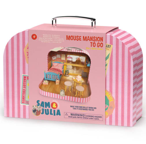 Sam & Julia Mouse Mansion to Go - Ella's Ballet Room