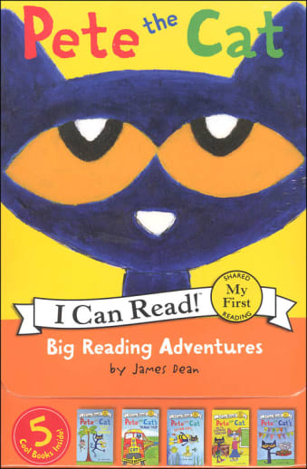 Pete the Cat: Big Reading Adventures: 5 Far-Out Books in 1 Box! (My First I Can Read!)