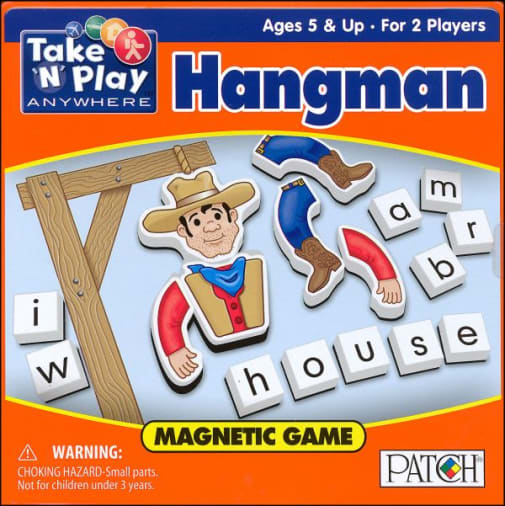 Magnetic Hangman Game Tin