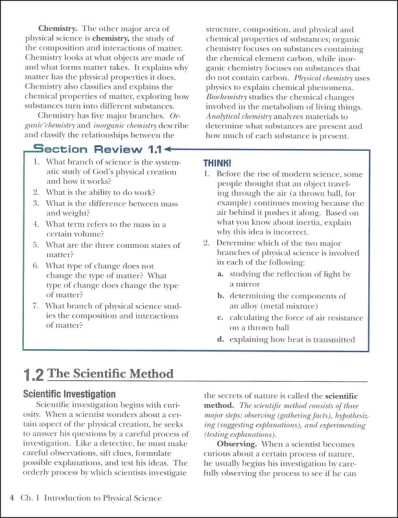 Abeka Science: Matter and Energy Student Textbook