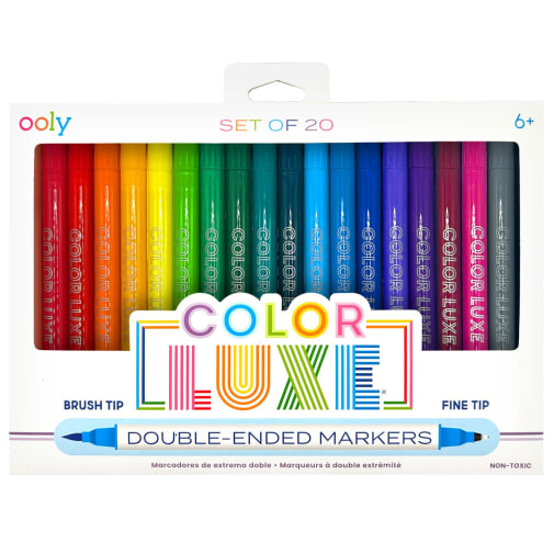 Color Luxe Double-Ended Markers - set of 20