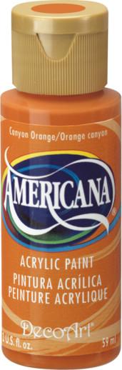 Americana Acrylic Paint 2 oz Canyon Orange