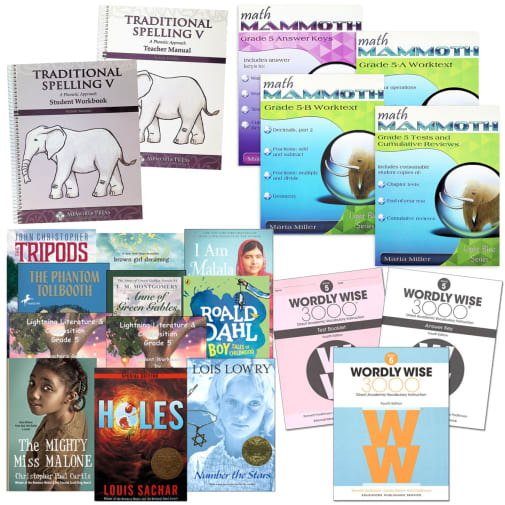 Central VCS Grade 5B w/Math Mammoth