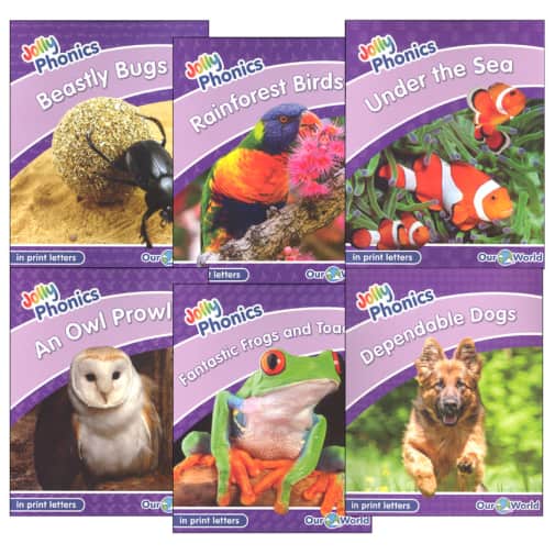 Jolly Phonics Readers Level 5 Our World Set