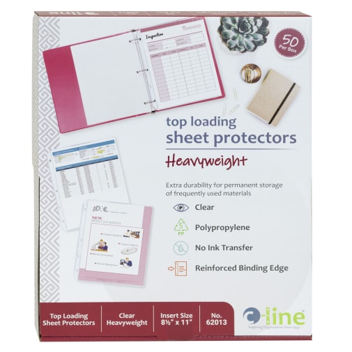 Heavyweight Sheet Protectors - Box of 50