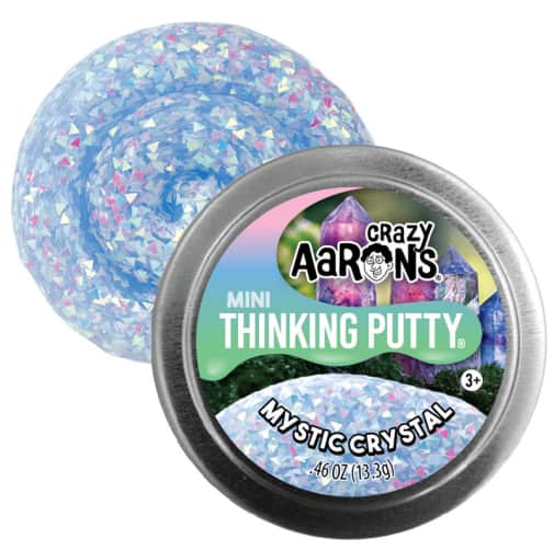 Crazy Aaron's Mystic Crystal Thinking Putty 2" Mini Tin