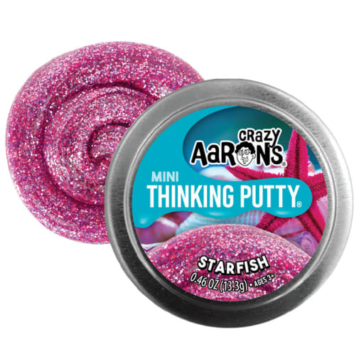 Crazy Aaron's Starfish Thinking Putty 2" Mini Tin