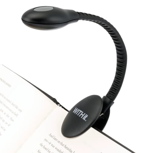 WITHit Rechargeable Book Light - Black