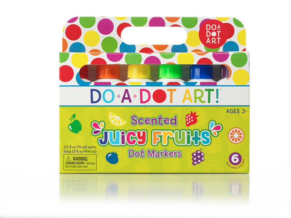 Do A Dot Art! Markers 6-Pack Juicy Fruits Washable Paint Markers