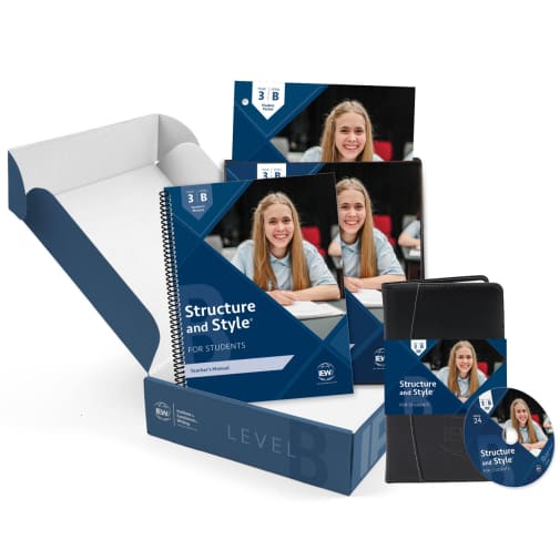 IEW Structure and Style for Students: Year 3 Level B Basic Package (DVDs)