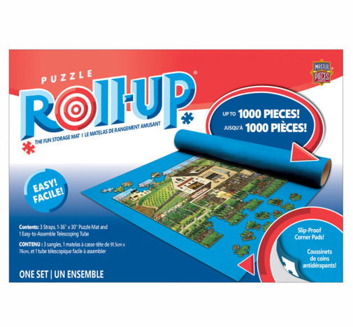 Brand New! Puzzle Roll Up Felt Mat 36 x 30 Inches For Puzzles up to 1000  Pieces