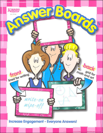 Answer Board, Double-Sided, Dry Erase