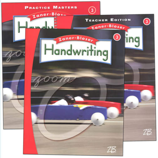 Zaner-Bloser Handwriting Grade 3 Homeschool Bundle-Student Edition/Teacher Edition/Practice Masters (2016 edition)