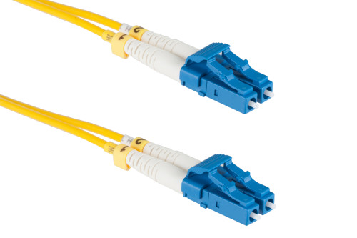 Image of 2m LC-LC OS2 Corning Singlemode Duplex 9/125 UPC Fiber Optic Cable