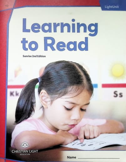 Learning to Read 110 LightUnit Sunrise 2nd Ed