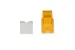 Cat6A RJ45 110 Type Keystone Jack, Yellow