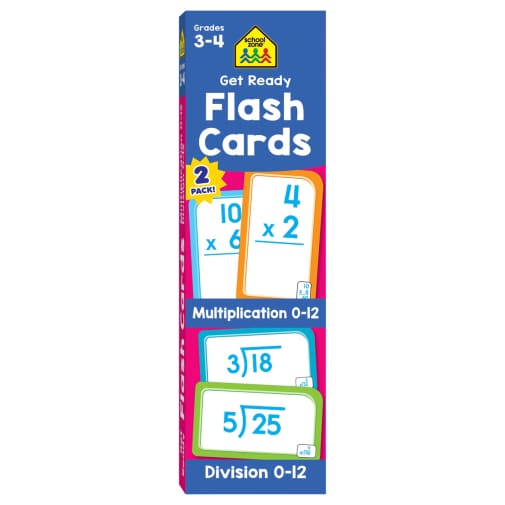 Multiplication & Division Flash Card 2-packs