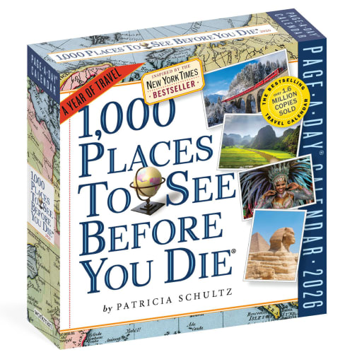 1000 Places to See Before You Die Page-A-Day 2026 Calendar