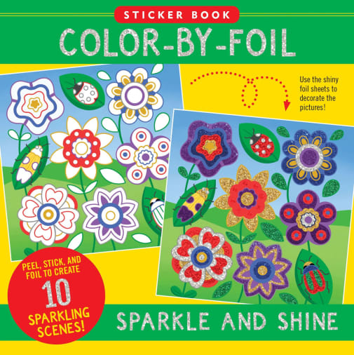 Color-By-Foil Sticker Book - Sparkle and Shine