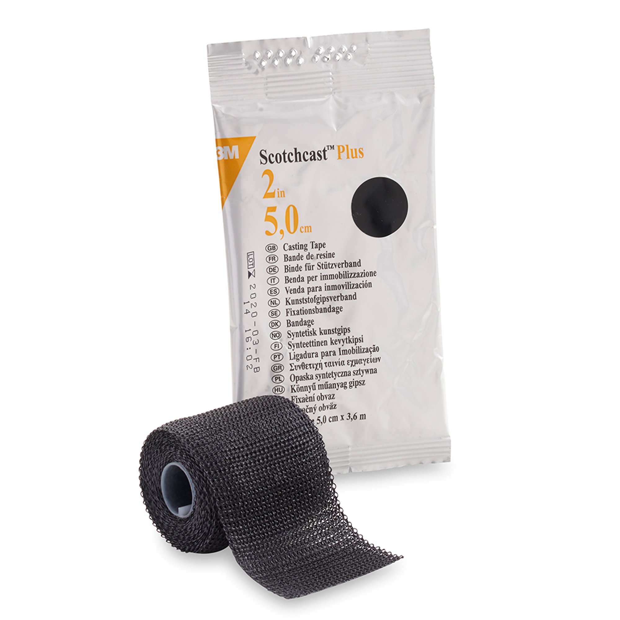 3M Scotchcast Plus Black Cast Tape, 2 Inch x 4 Yard MK 201252