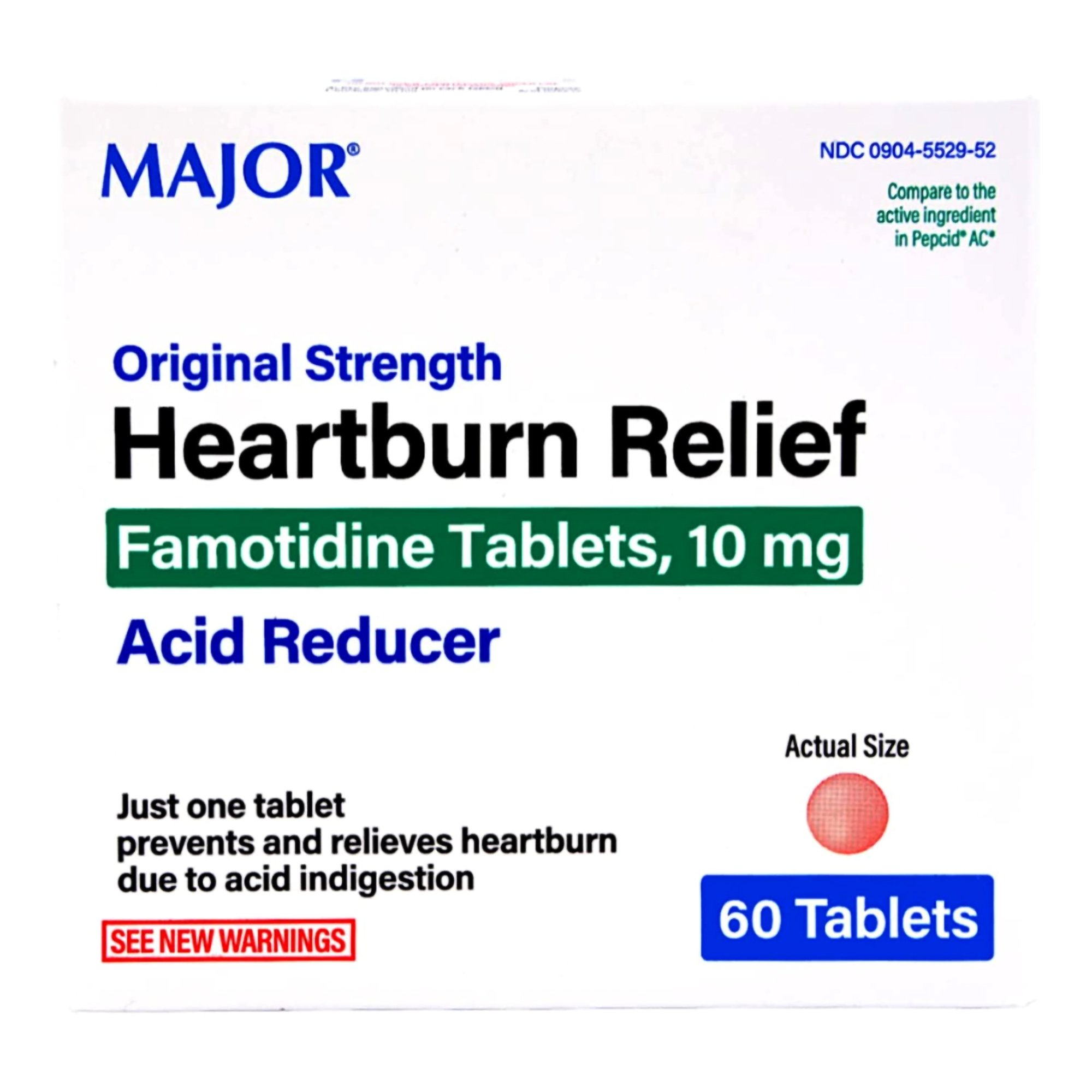 Major Famotidine Antacid MK 1103614