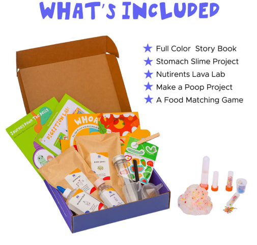 Journey Down the Belly Set (MEandMine Story about Digestion)