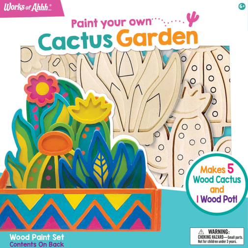 Paint Your Own Cactus Garden