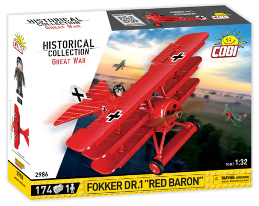 COBI Fokker Dr.I Red Baron Triplane - 174 pieces (Historical Collection Great War)