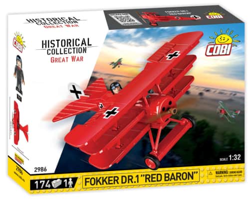 COBI Fokker Dr.I Red Baron Triplane - 174 pieces (Historical Collection Great War)