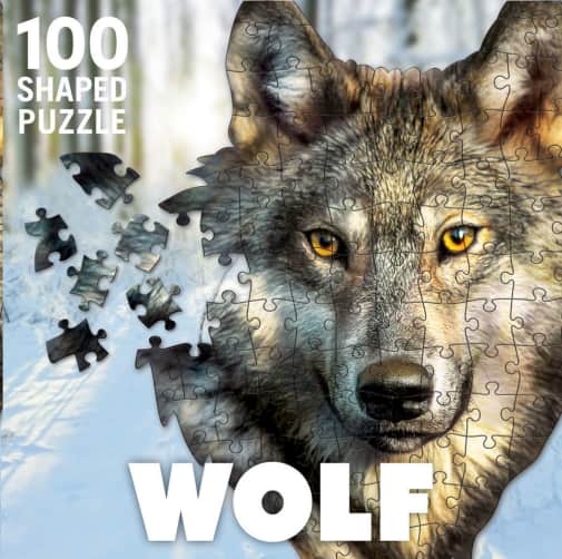 MasterPieces Wolf - North American Animal Squzzle (100 piece)