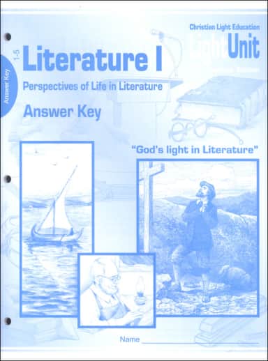 Christian Light Literature I LightUnit Answer Key 1-5 Sunrise Edition