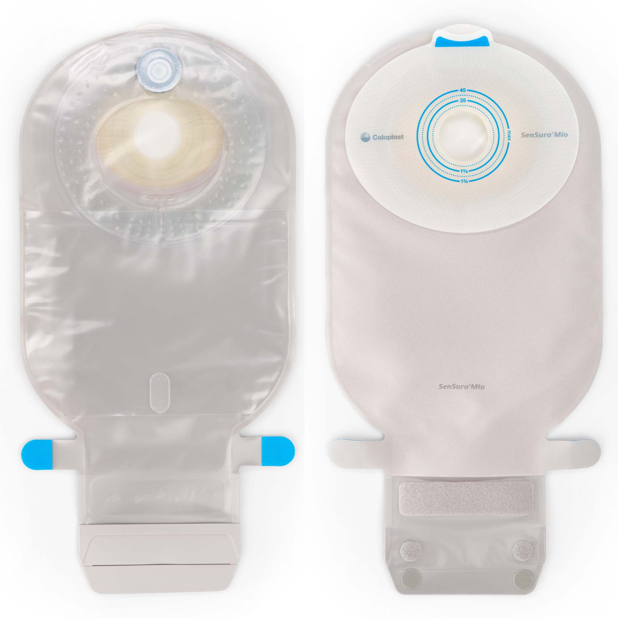 SenSura Mio Flat 1-Piece Transparent Ostomy Pouch, 28mm Stoma MK 884555