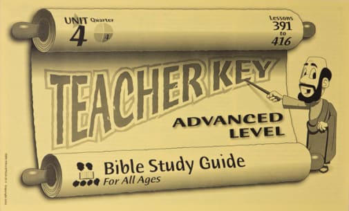 Advanced Teacher Key for Lessons 391-416