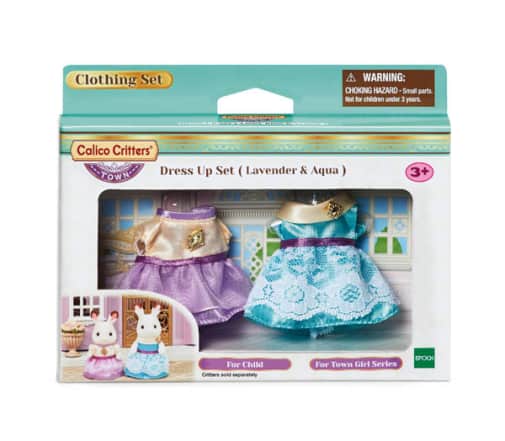 Dress-Up Set - Lavender & Aqua (Calico Critters)