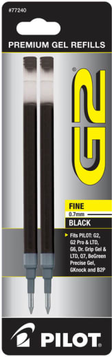 G2 Ink Refills - Fine Point - Black (2 pack)