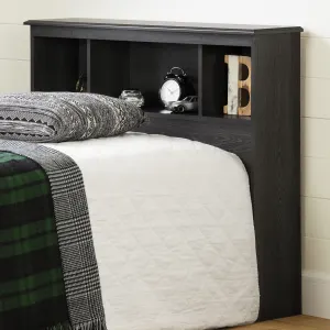 Bookcase Headboard with Storage