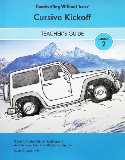 Cursive Kickoff 2025 Edition Teacher's Guide | Handwriting Without Tears